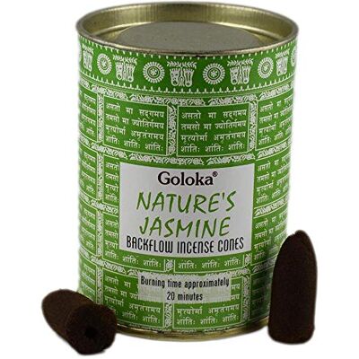 GOLOKA Encens Backflow Cônes Nature's Jasmine - Publicité GOLOKA Encens Backflow Cônes Nature's Jasmine - Publicité