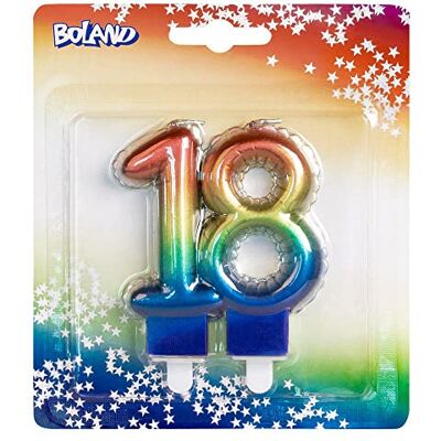 Boland 30141 Bougie numérotée Multicolore Taille Unique - Publicité Boland 30141 Bougie numérotée Multicolore Taille Unique - Publicité
