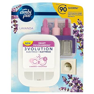 Ambi Pur - 3Volution Diffuser - Lavande 20ml - Publicité Ambi Pur - 3Volution Diffuser - Lavande 20ml - Publicité