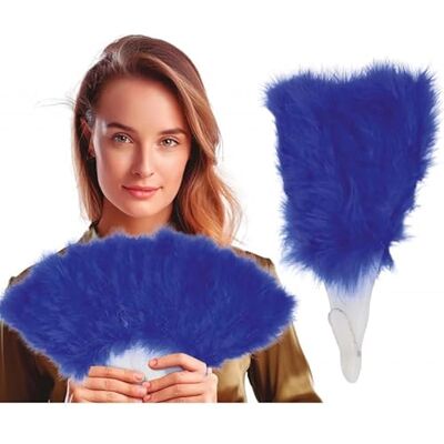 Atosa Eventail Plumes Bleu - Publicité Atosa Eventail Plumes Bleu - Publicité
