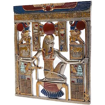 lachineuse Tableau Fresque Égyptienne 26,5 x 23,5cm Déco Égyptienne - Publicité lachineuse Tableau Fresque Égyptienne 26,5 x 23,5cm Déco Égyptienne - Publicité