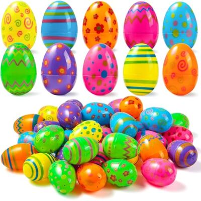 JOYIN Toy 24 pcs Plastique imprimé Lumineux Oeufs de pâques 6cm de Hauteur pour pâques Chasse, Panier Stuffers remplisseurs, Salle de Classe Prix, Remplissage et friandises Party Favor - Publicité JOYIN Toy 24 pcs Plastique imprimé Lumineux Oeufs de pâques 6cm de Hauteur pour pâques Chasse, Panier Stuffers remplisseurs, Salle de Classe Prix, Remplissage et friandises Party Favor - Publicité