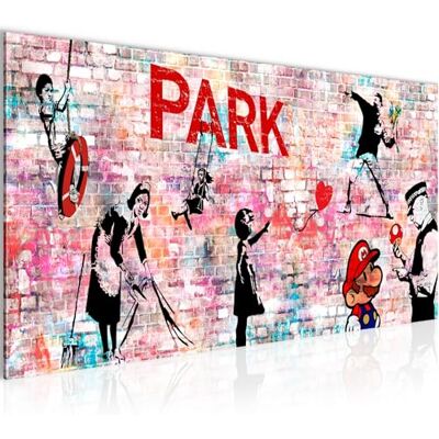 Tableau Decoration Murale Banksy Collage 1 Partie Moderne Toile non tissée Salon Salle Artistes Art De Rue Coloré 013212c - Publicité Tableau Decoration Murale Banksy Collage 1 Partie Moderne Toile non tissée Salon Salle Artistes Art De Rue Coloré 013212c - Publicité