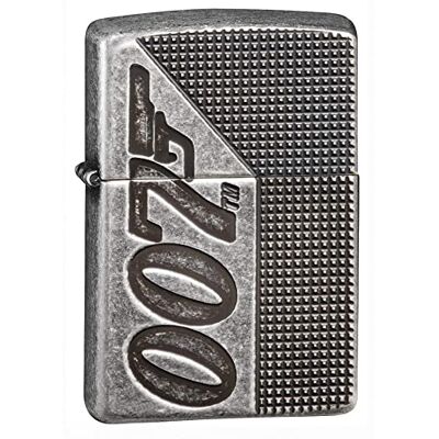 Zippo Briquet tempête James Bond 007™, Deep Carve, Armor® Argent Antique, Rechargeable, dans Une boîte Cadeau - Publicité Zippo Briquet tempête James Bond 007™, Deep Carve, Armor® Argent Antique, Rechargeable, dans Une boîte Cadeau - Publicité