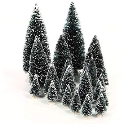 Lemax Sapins assortis Accessoires pour village miniature - Publicité Lemax Sapins assortis Accessoires pour village miniature - Publicité