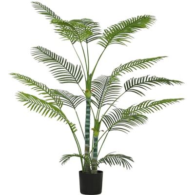 HOMCOM Plante Artificielle intérieure 170 cm, Palmier avec Pot Plastique et Flocage, Arbre Artificiel 16 Feuilles en PEVA, Fausse Plante décoration Maison Bureau Salon Chambre, Vert - Publicité HOMCOM Plante Artificielle intérieure 170 cm, Palmier avec Pot Plastique et Flocage, Arbre Artificiel 16 Feuilles en PEVA, Fausse Plante décoration Maison Bureau Salon Chambre, Vert - Publicité