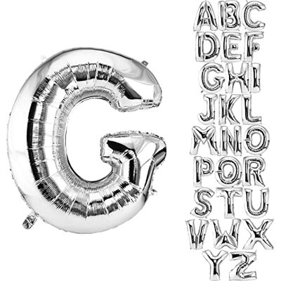 DekoRex ® Lettres Ballon Feuille Gonflable pour Votre célébration d'anniversaire ou pour Votre Mariage d'hélium 100cm Lettre G - Publicité DekoRex ® Lettres Ballon Feuille Gonflable pour Votre célébration d'anniversaire ou pour Votre Mariage d'hélium 100cm Lettre G - Publicité