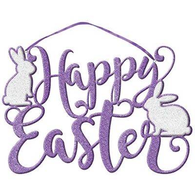 amscan Happy Easter Script Foam Die-Cut Sign 33cm x 22cm - Publicité amscan Happy Easter Script Foam Die-Cut Sign 33cm x 22cm - Publicité