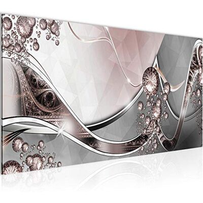 Tableau Decoration Murale Abstrait 1 Partie Moderne Toile non tissée Salon Salle Diamant Gris Rose 109112a - Publicité Tableau Decoration Murale Abstrait 1 Partie Moderne Toile non tissée Salon Salle Diamant Gris Rose 109112a - Publicité