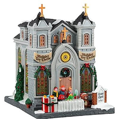 Lemax Village de Noël Trinité Church of Caddington LED à Piles -25884 - Publicité Lemax Village de Noël Trinité Church of Caddington LED à Piles -25884 - Publicité