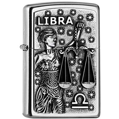 Zippo Briquet tempête – Signe Astrologique Balance, Street Chrome, emblème – Rechargeable – Réutilisable – Design Coupe-Vent – Boîte Cadeau – Fabriqué aux États-Unis - Publicité Zippo Briquet tempête – Signe Astrologique Balance, Street Chrome, emblème – Rechargeable – Réutilisable – Design Coupe-Vent – Boîte Cadeau – Fabriqué aux États-Unis - Publicité