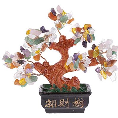 lachineuse Arbre Feng Shui 5 Élements Arbre de Fortune 12 cm Déco Asiatique Japonais Bonzai Pierres Précieuses Objet Traditionnel Japonais Zen - Publicité lachineuse Arbre Feng Shui 5 Élements Arbre de Fortune 12 cm Déco Asiatique Japonais Bonzai Pierres Précieuses Objet Traditionnel Japonais Zen - Publicité