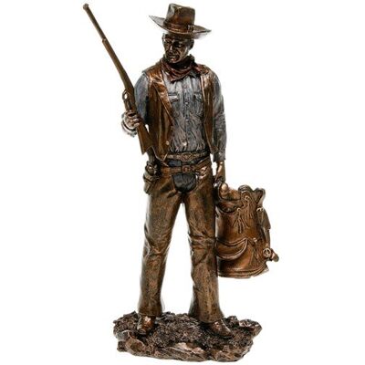 Veronese John Wayne Buste de Cowboy - Bronze Coulé à Froid - Buste - Publicité Veronese John Wayne Buste de Cowboy - Bronze Coulé à Froid - Buste - Publicité