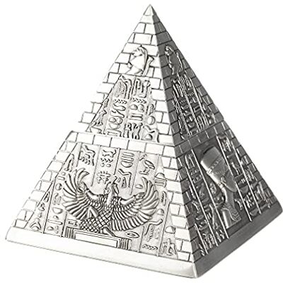 lachineuse Coffret Pyramide Égyptienne Acier, Cachette Secrète, 9x9x10 cm - Publicité lachineuse Coffret Pyramide Égyptienne Acier, Cachette Secrète, 9x9x10 cm - Publicité