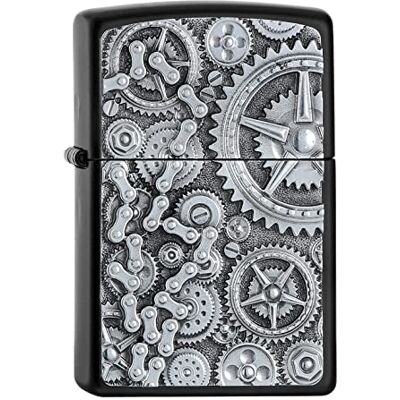 Briquet Zippo de tempête - Coupe-vent - Fabriqué aux États-Unis - Publicité Briquet Zippo de tempête - Coupe-vent - Fabriqué aux États-Unis - Publicité