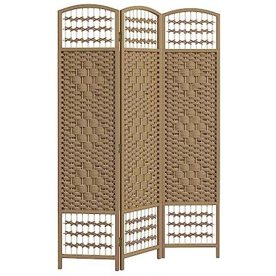 HOMCOM Paravent en Bois 120 x 170 cm séparateur de pièce Pliable 3 Panneaux cloison de séparation Chambre à Coucher Maison intérieur Bois Naturel - Publicité HOMCOM Paravent en Bois 120 x 170 cm séparateur de pièce Pliable 3 Panneaux cloison de séparation Chambre à Coucher Maison intérieur Bois Naturel - Publicité