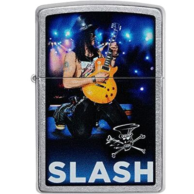 Zippo Briquet Tempête Modèle Slash Finition Street Chrome avec Color Image Rechargeable Réutilisable Design Coupe-Vent Coffret Cadeau Fabriqué aux États-Unis - Publicité Zippo Briquet Tempête Modèle Slash Finition Street Chrome avec Color Image Rechargeable Réutilisable Design Coupe-Vent Coffret Cadeau Fabriqué aux États-Unis - Publicité