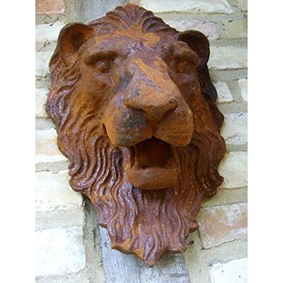 Antikas Tête de lion Grand lion comme décoration murale impressionnante et gargouille d'eau. Publicité Antikas Tête de lion Grand lion comme décoration murale impressionnante et gargouille d'eau. Publicité