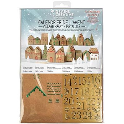 Creative Kit Calendrier de l'Avent Village Kraft - Publicité Creative Kit Calendrier de l'Avent Village Kraft - Publicité