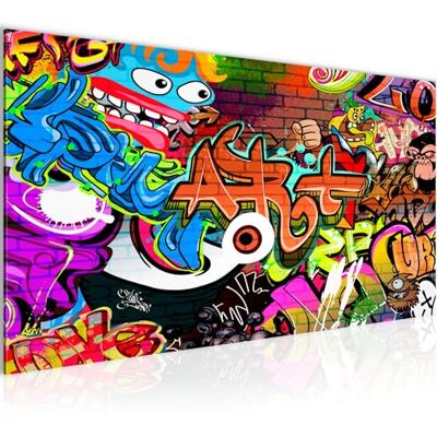 Tableau Decoration Murale Graffiti 1 Partie Moderne Toile non tissée Salon Salle Art Urbain Coloré 402112a - Publicité Tableau Decoration Murale Graffiti 1 Partie Moderne Toile non tissée Salon Salle Art Urbain Coloré 402112a - Publicité