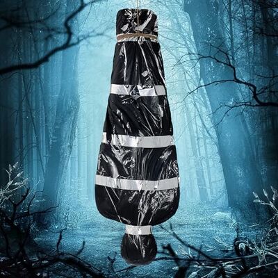 JOYIN Cadavres Suspendus de 1,5 m, décorations gonflables effrayantes pour Halloween, décorations d'extérieur pour Maison hantée, intérieur, Jardin, fête - Publicité JOYIN Cadavres Suspendus de 1,5 m, décorations gonflables effrayantes pour Halloween, décorations d'extérieur pour Maison hantée, intérieur, Jardin, fête - Publicité