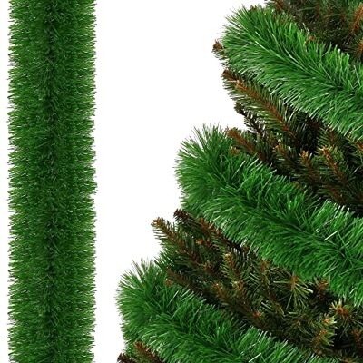 SPRINGOS - 3m_green_tree_garland - vert - guirlande de sapin de Noël - Publicité SPRINGOS - 3m_green_tree_garland - vert - guirlande de sapin de Noël - Publicité