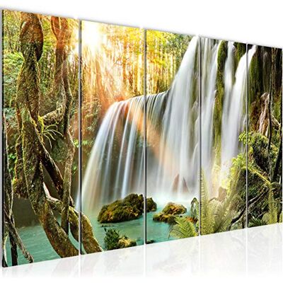 ART Peinture Cascade Impression sur Toile intissee Decoration Murale Salon Chambre 012656a - Publicité ART Peinture Cascade Impression sur Toile intissee Decoration Murale Salon Chambre 012656a - Publicité