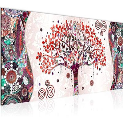 Tableau Decoration Murale Gustav Klimt L'Arbre De Vie 1 Partie Moderne Toile non tissée Salon Salle Abstrait Art Rose 004612c - Publicité Tableau Decoration Murale Gustav Klimt L'Arbre De Vie 1 Partie Moderne Toile non tissée Salon Salle Abstrait Art Rose 004612c - Publicité