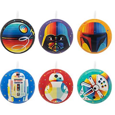 Hallmark Star Wars Lot de 12 Boules de Noël en étain - Publicité Hallmark Star Wars Lot de 12 Boules de Noël en étain - Publicité