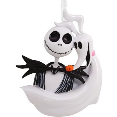 Hallmark Jack Skellington et Zero Décoration de Sapin L'Étrange Noël de Monsieur Jack À Suspendre Cadeau pour Noël - Publicité Hallmark Jack Skellington et Zero Décoration de Sapin L'Étrange Noël de Monsieur Jack À Suspendre Cadeau pour Noël - Publicité