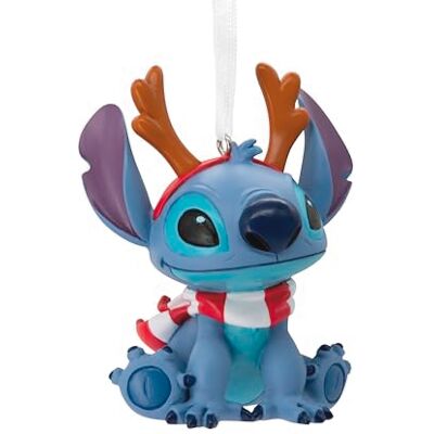 Hallmark Décoration de Sapin Lilo & Stitch en Bois de Renne Décoration à Suspendre Disney Cadeau de Noël - Publicité Hallmark Décoration de Sapin Lilo & Stitch en Bois de Renne Décoration à Suspendre Disney Cadeau de Noël - Publicité