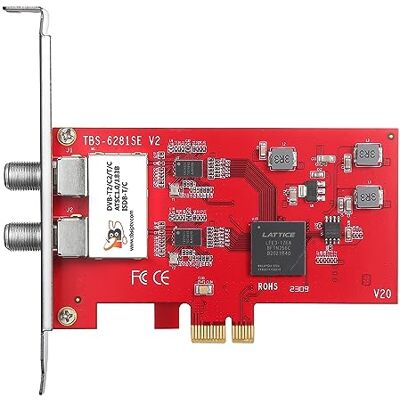 TBS ®6281SE DVB-T/T2 Carte TV double tuner TNT DVB-T/T2, successeur de la carte 6280 , Carte de réception TV TNT HD en France TNT(Télévision Numérique Terrestre) - Publicité TBS ®6281SE DVB-T/T2 Carte TV double tuner TNT DVB-T/T2, successeur de la carte 6280 , Carte de réception TV TNT HD en France TNT(Télévision Numérique Terrestre) - Publicité