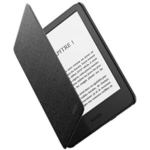 Amazon Étui en tissu pour  Kindle   Compatible avec les appareils de 11e génération (modèle 2022 uniquement)   Design fin et léger   Noir - Publicité