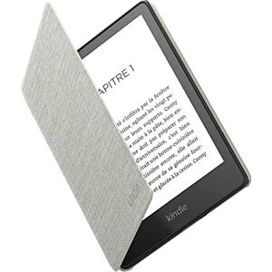 Amazon Étui en tissu pour  Kindle Paperwhite   Compatible avec les appareils 11e génération (modèle 2021)   Design fin et léger   Vert Agave - Publicité