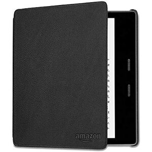 Amazon Étui en cuir pour Kindle Oasis (10ème génération et 9ème génération uniquement), Noir - Publicité