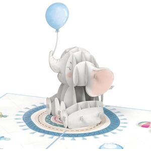 papercrush ® Carte pop-up bébé éléphant (bleu) – Carte de naissance 3D pour garçon, félicitations ou cadeau d'argent pour la naissance du fils, carte de vœux pour petit-enfant - Publicité papercrush ® Carte pop-up bébé éléphant (bleu) – Carte de naissance 3D pour garçon, félicitations ou cadeau d'argent pour la naissance du fils, carte de vœux pour petit-enfant - Publicité