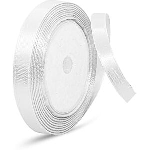 5Ridge Ruban en Satin Double Face pour Emballage Cadeau, Travaux Manuels, Gâteau, Cheveux Décoration de Noël, Saint-Valentin, Mariage, Voiture (25mm, Blanc) - Publicité 5Ridge Ruban en Satin Double Face pour Emballage Cadeau, Travaux Manuels, Gâteau, Cheveux Décoration de Noël, Saint-Valentin, Mariage, Voiture (25mm, Blanc) - Publicité
