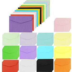 SZCXDKJ Lot de 70 mini enveloppes de couleurs assorties 11,7 x 8,1 cm Enveloppes cadeaux avec autocollants pour cartes de vœux, Thanksgiving, Noël, mariage, invitations - Publicité SZCXDKJ Lot de 70 mini enveloppes de couleurs assorties 11,7 x 8,1 cm Enveloppes cadeaux avec autocollants pour cartes de vœux, Thanksgiving, Noël, mariage, invitations - Publicité