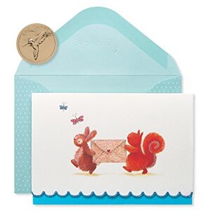 Papyrus – Cartes vierges avec enveloppes Lapin et écureuil. Publicité Papyrus – Cartes vierges avec enveloppes Lapin et écureuil. Publicité
