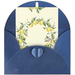 BONDIJ Carte cadeau imprimée citron, carte de vœux vierge pour toutes les occasions pour anniversaires, remerciements, fêtes, mariages, Noël, carte de félicitations - Publicité BONDIJ Carte cadeau imprimée citron, carte de vœux vierge pour toutes les occasions pour anniversaires, remerciements, fêtes, mariages, Noël, carte de félicitations - Publicité