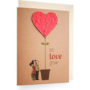 Die Stadtgärtner Carte de vœux avec inscription « Let Love Grow » Carte de vœux avec cœur « à planter » (c.-à-d. avec graines de fleurs à semer) - Publicité Die Stadtgärtner Carte de vœux avec inscription « Let Love Grow » Carte de vœux avec cœur « à planter » (c.-à-d. avec graines de fleurs à semer) - Publicité