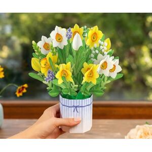 papercrush Bouquet de fleurs pop-up avec cloches de Pâques – Carte de Pâques 3D – Carte de vœux d'anniversaire pour femme, carte de convalescence, muteur et bon rétablissement, carte de remerciement - Publicité papercrush Bouquet de fleurs pop-up avec cloches de Pâques – Carte de Pâques 3D – Carte de vœux d'anniversaire pour femme, carte de convalescence, muteur et bon rétablissement, carte de remerciement - Publicité