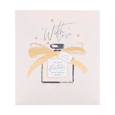 UK Greetings Carte d'anniversaire pour elle/amie – Parfum doré - Publicité UK Greetings Carte d'anniversaire pour elle/amie – Parfum doré - Publicité