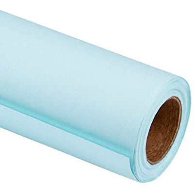 RUSPEPA Papier D'Emballage Kraft Bleu Papier Épais Pour Mariage, Anniversaire, Douche, Félicitations Et Cadeaux De Noël 76Cm X 10M Par Rouleau - Publicité RUSPEPA Papier D'Emballage Kraft Bleu Papier Épais Pour Mariage, Anniversaire, Douche, Félicitations Et Cadeaux De Noël 76Cm X 10M Par Rouleau - Publicité