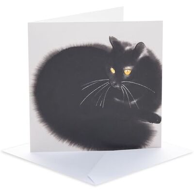 UK Greetings Carte d'anniversaire/de vœux pour lui/elle/ami Cadeau d'anniversaire Lui, homme, femme Motif chat noir Avec enveloppe 15,9 x 15,9 cm - Publicité UK Greetings Carte d'anniversaire/de vœux pour lui/elle/ami Cadeau d'anniversaire Lui, homme, femme Motif chat noir Avec enveloppe 15,9 x 15,9 cm - Publicité
