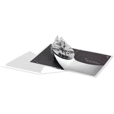 Hallmark Signature Paper Wonder Carte d'anniversaire pop-up Star Wars 18,29 x 12,7 x 0,03 cm - Publicité Hallmark Signature Paper Wonder Carte d'anniversaire pop-up Star Wars 18,29 x 12,7 x 0,03 cm - Publicité