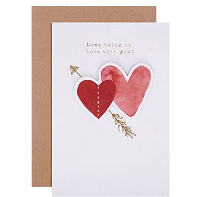 Hallmark Carte d'anniversaire d'amour générale – Illustration classique - Publicité Hallmark Carte d'anniversaire d'amour générale – Illustration classique - Publicité