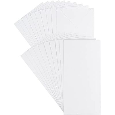 ideen mit herz Lot de 10 cartes de vœux Finition nacrée 10 cartes d'environ 250 g/m² + 10 enveloppes d'environ 120 g/m², blanches, format long - Publicité ideen mit herz Lot de 10 cartes de vœux Finition nacrée 10 cartes d'environ 250 g/m² + 10 enveloppes d'environ 120 g/m², blanches, format long - Publicité