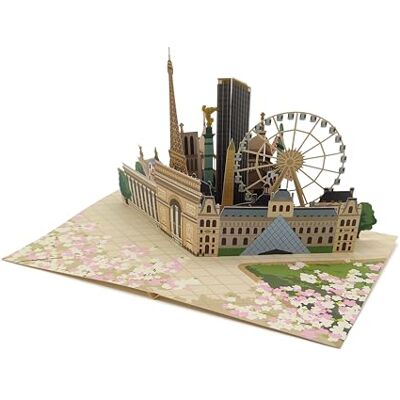 Fait Main - Ligne D'Horizon - Paris - Pop-Up Card - Publicité Fait Main - Ligne D'Horizon - Paris - Pop-Up Card - Publicité