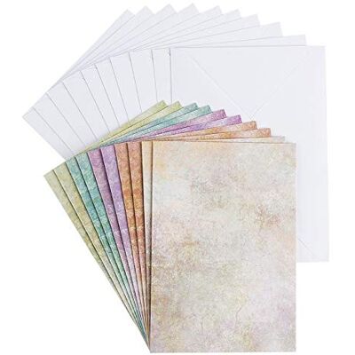 ideen mit herz Ensemble de cartes de vœux avec enveloppes 10 cartes à motifs vierges colorées neutres idéal pour les félicitations d'anniversaire, mariage, etc. Format B6 (Shabby Chic) - Publicité ideen mit herz Ensemble de cartes de vœux avec enveloppes 10 cartes à motifs vierges colorées neutres idéal pour les félicitations d'anniversaire, mariage, etc. Format B6 (Shabby Chic) - Publicité